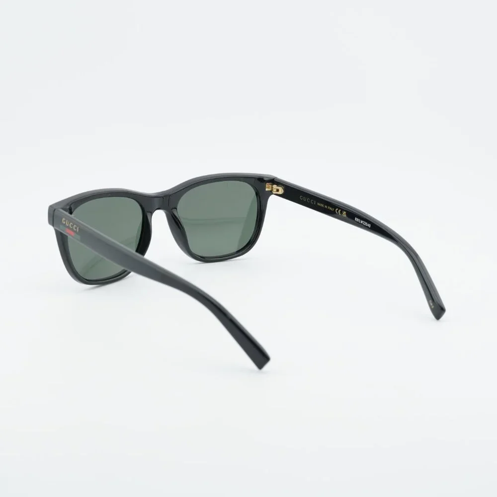 Gucci GG1985S 001 Sunglasses Black Square Frame, Grey Lenses